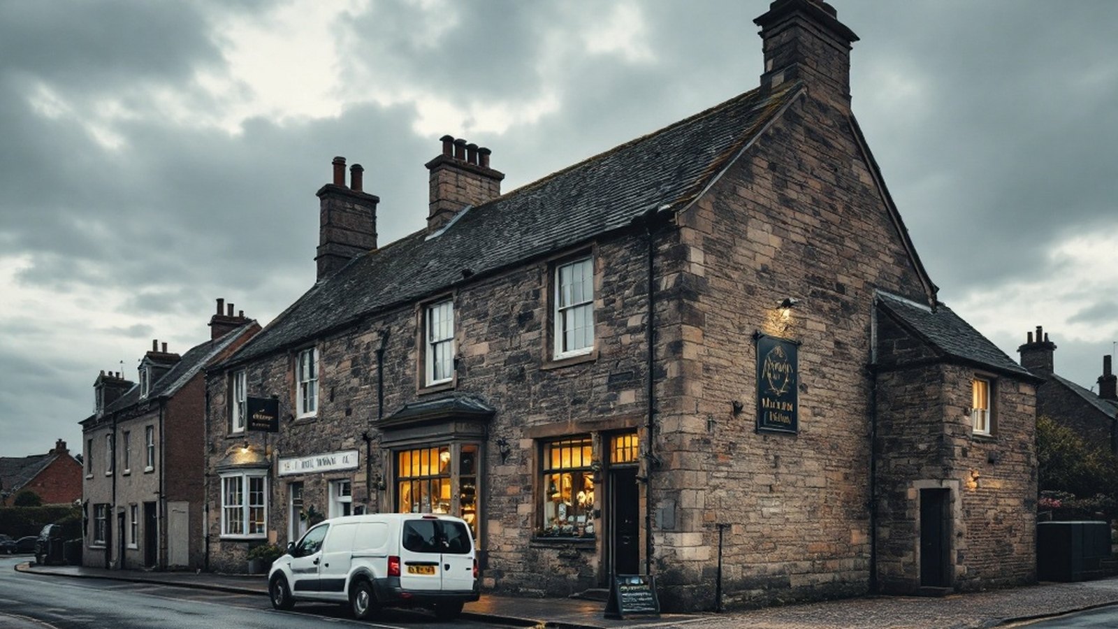 Exterior of Dunbar Town House Museum on the High Street