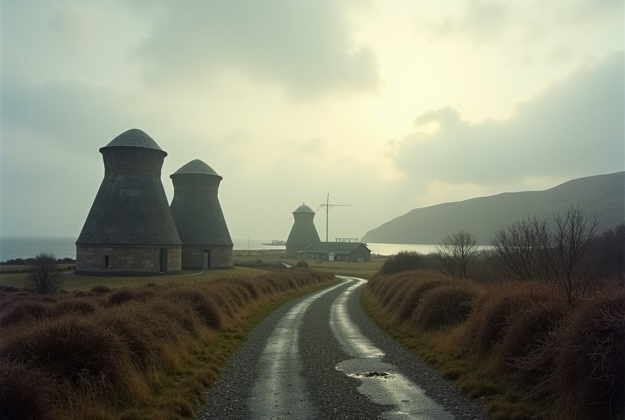 Beehive kilns against open sky, ideally late light